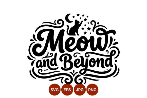 Meow and Beyond Cat Calligraphy